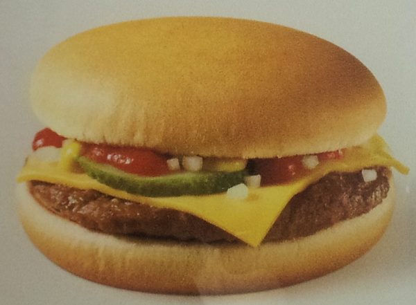 McDonalds Cheeseburger Werbung Advertisement
