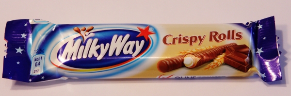 Milky Way Crispy Rolls Verpackung Gesamt
