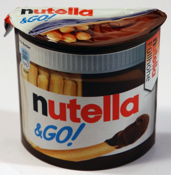 Nutella & Go Verpackung Packaging
