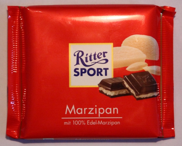 Ritter Sport Marzipan Packung Packaging