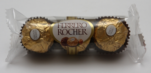 Ferrero Rocher Dreier Verpackung