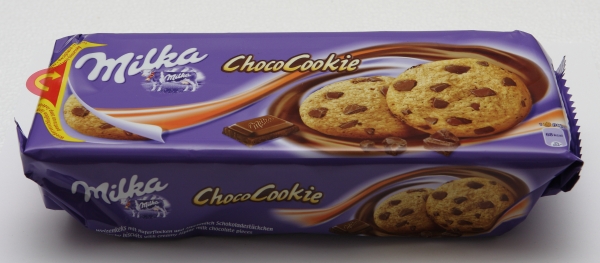 milka schoko choco cookie verpackung