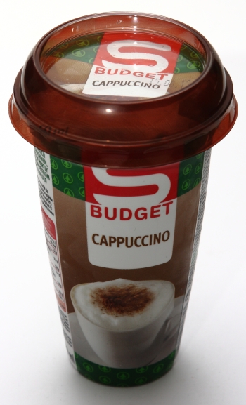 spar sbudget cappuccino becher packung
