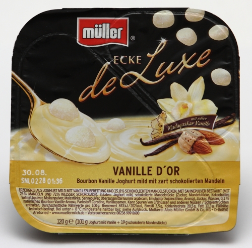 müller vanille yoghurt ecke deluxe