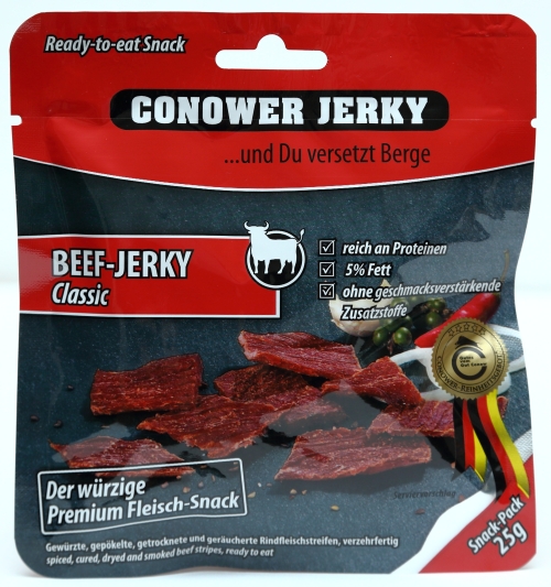 beef jerky verpackung aussehen werbung usa amerika fleisch beef