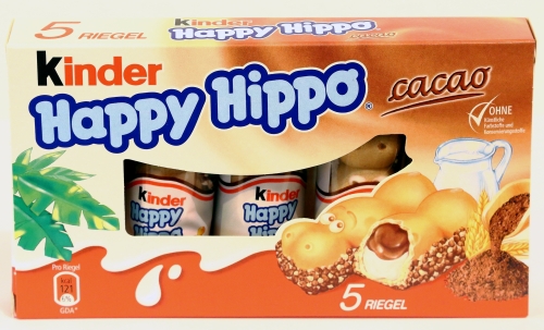 kinder happy hippo cacao kakao realität werbung schokolade