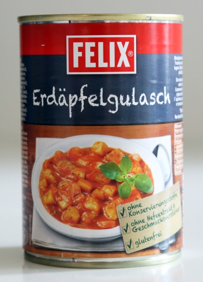 Felix Gulasch Fertig Gulasch Aufwärmen Dose Konserven Essen